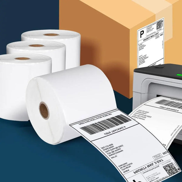 6 Rolls Direct Thermal Labels Barcode 101x152 Fastway EParcel Startrack Zebra Deals499