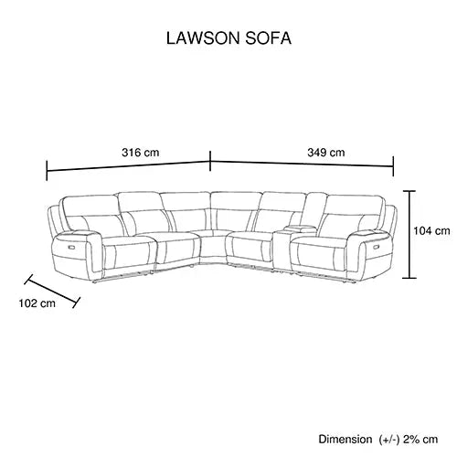 6 Seater Corner Sofa with Genuine Leather Black Armless Recliners Straight Console Lounge Set for Living Room Deals499