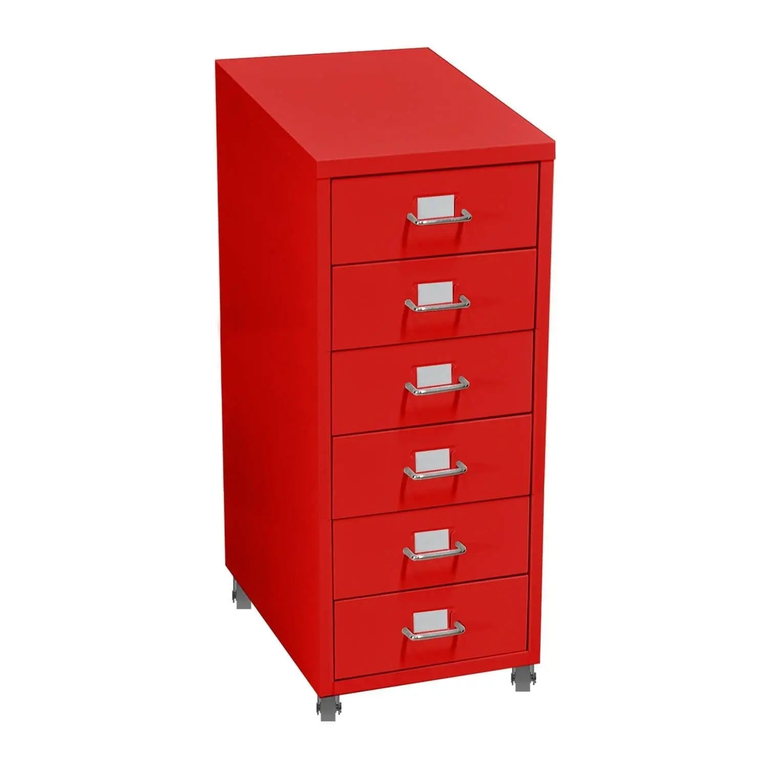 6 Tiers Steel Orgainer Metal File Cabinet With Drawers Office Furniture Red Deals499