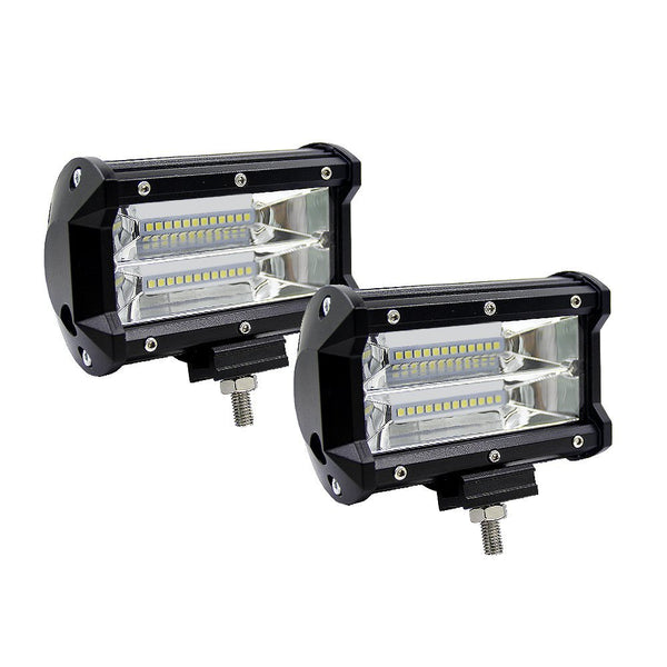 2x 5inch Flood LED Light Bar Offroad Boat Work Driving Fog Lamp Truck Scene 4x4 Deals499