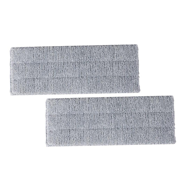 Flat Mop Bucket Floor Cleaner Set Stainless Steel Wet Dry Microfiber Mop Heads Deals499