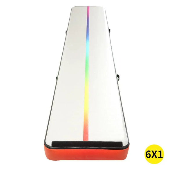 6x1M Air Track Inflatable Mat Airtrack Tumbling Electric Air Pump Gymnastics Deals499