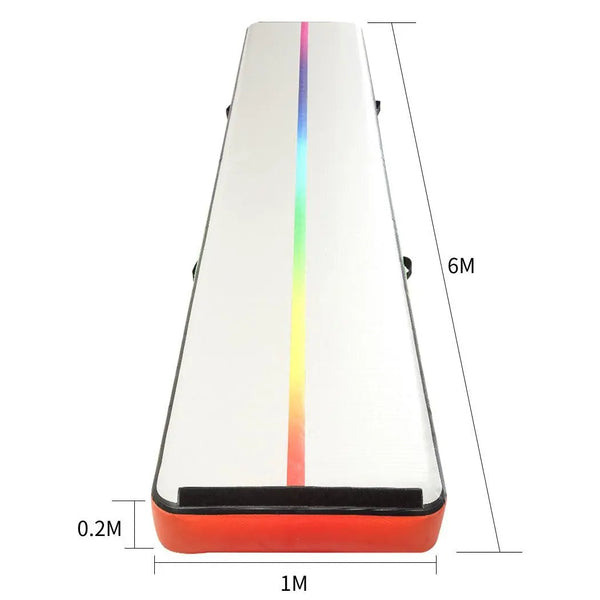 6x1M Air Track Inflatable Mat Airtrack Tumbling Electric Air Pump Gymnastics Deals499