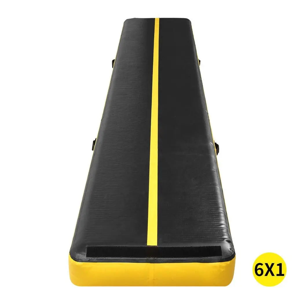 6x1M Air Track Inflatable Mat Airtrack Tumbling Electric Air Pump Gymnastics Deals499