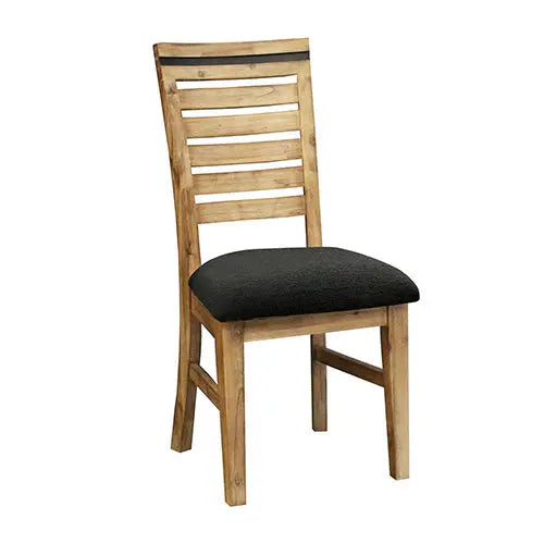 7 Pieces Dining Suite 180cm Medium Size Dining Table & 6X Chairs in Solid Acacia Wooden Frame in Silver Brush Colour Deals499