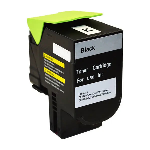 80C8HK0 CX410 CX510 Black Premium Generic Toner LEXMARK