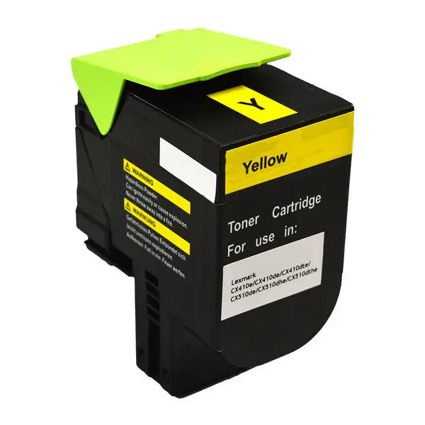 80C8HY0 CX410 CX510 Yellow Premium Generic Toner LEXMARK