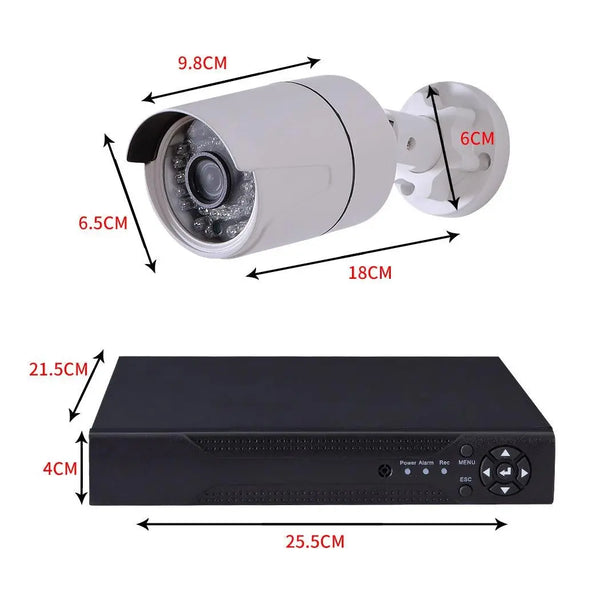 8CCTV Cameras 1080P HDMI 8CH DVR Security System IR Night Vision 2TB Space Deals499