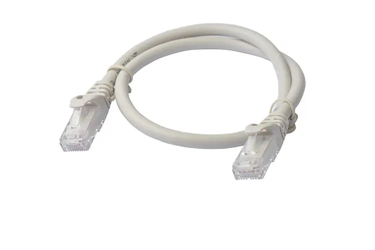 8WARE Cat6a UTP Ethernet Cable 0.5m (50cm) Snagless Grey 8WARE