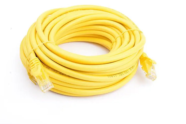 8WARE Cat6a UTP Ethernet Cable 10m Snagless Yellow 8WARE