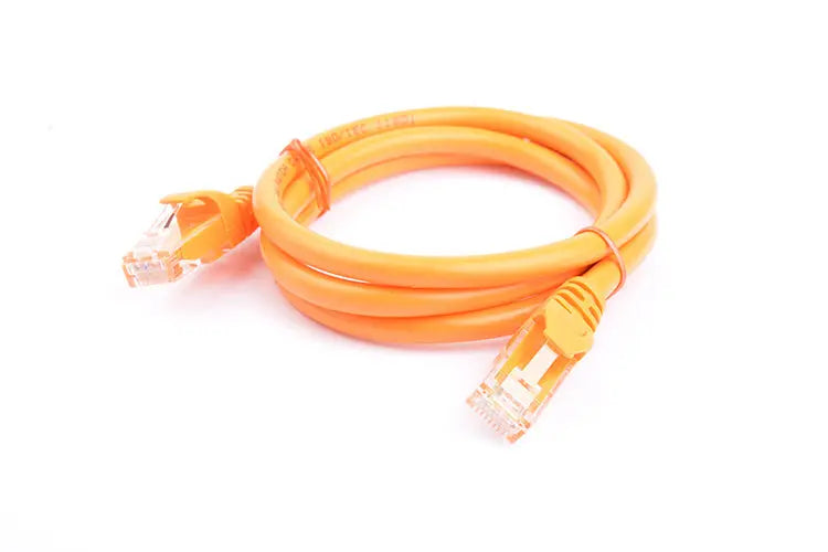 8WARE Cat6a UTP Ethernet Cable 1m Snagless Orange 8WARE