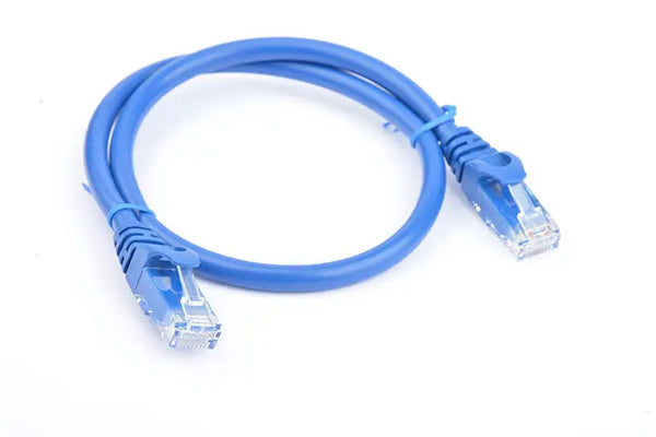 8WARE Cat6a UTP Ethernet Cable 25cm Snagless Blue 8WARE