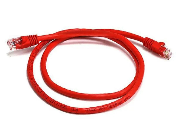 8WARE Cat6a UTP Ethernet Cable 2m Snagless Red 8WARE