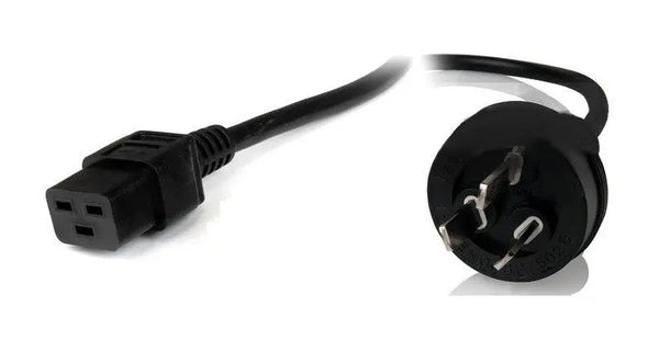8WARE Power Cable 2m 3-Pin 15A AU to IEC C19 Male to Female 8WARE