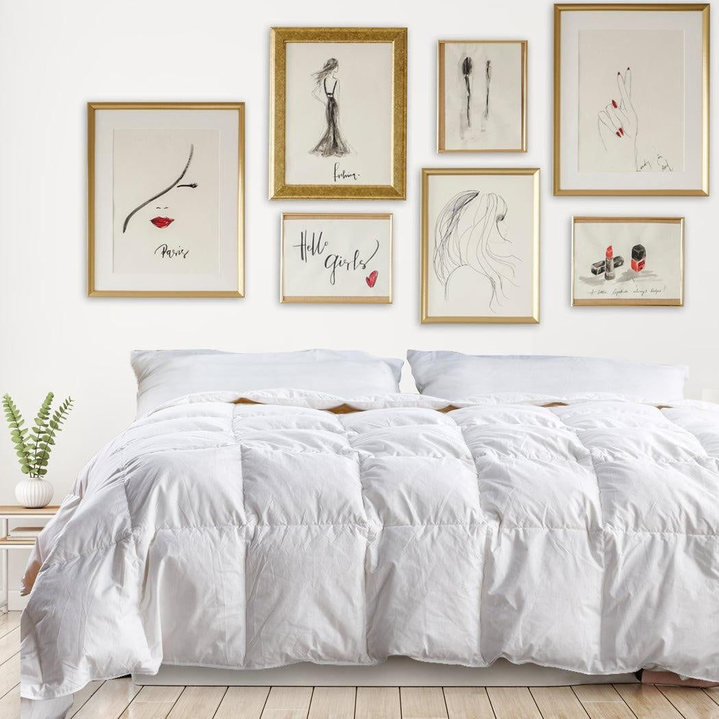 DreamZ 500GSM All Season Goose Down Feather Filling Duvet in Queen Size Deals499