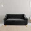Couch High Stretch Sofa Lounge Cover Protector Recliner Slipcover 2 Seater Black Deals499