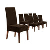 8x Stretch Corduroy Dining Chair Cover Seat Cover Protector Slipcovers Taupe Deals499