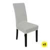 8x Stretch Elastic Chair Covers Dining Room Wedding Banquet Washable Grey Deals499