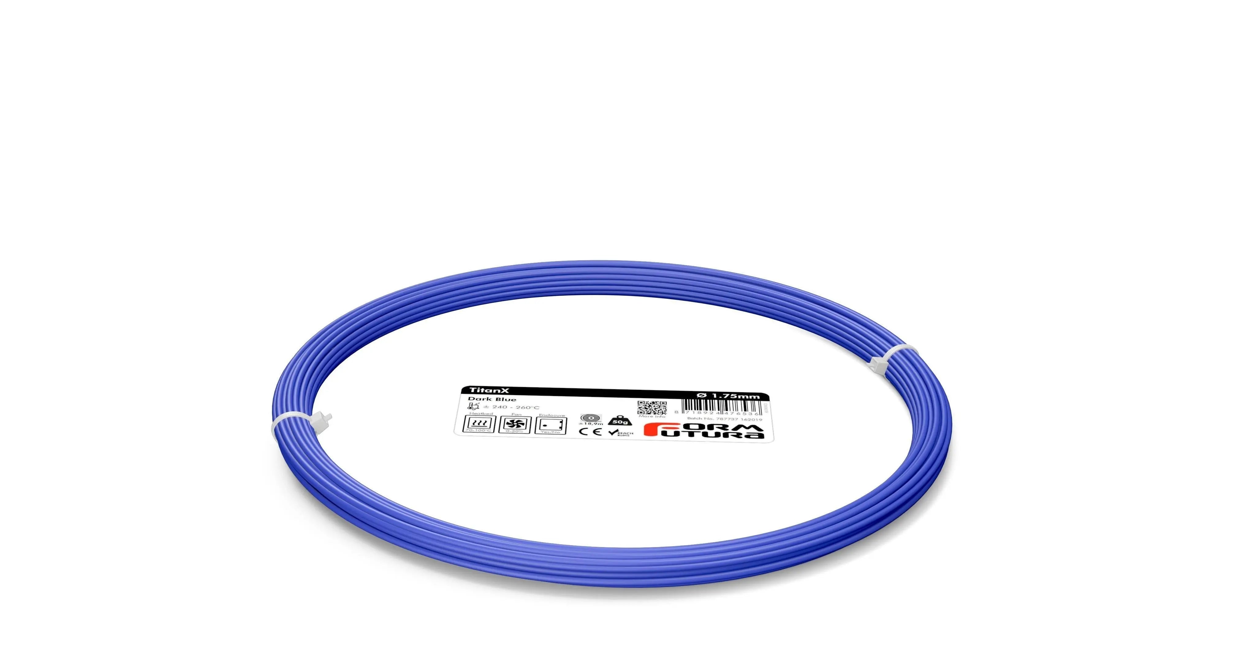 ABS Filament FormFortura TitanX available in 7 colors - 3D Printer Filament FORMFUTURA