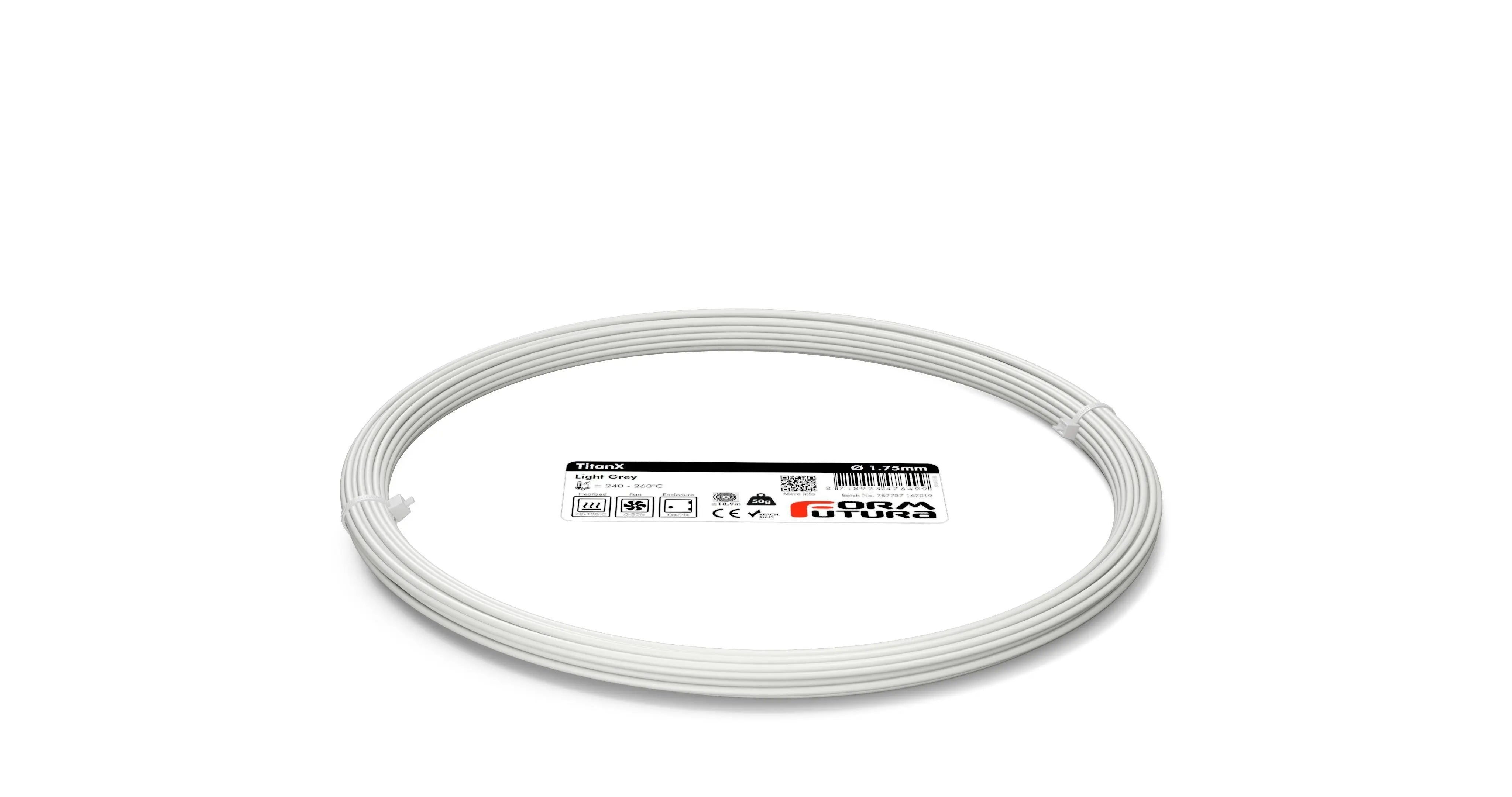 ABS Filament FormFortura TitanX available in 7 colors - 3D Printer Filament FORMFUTURA