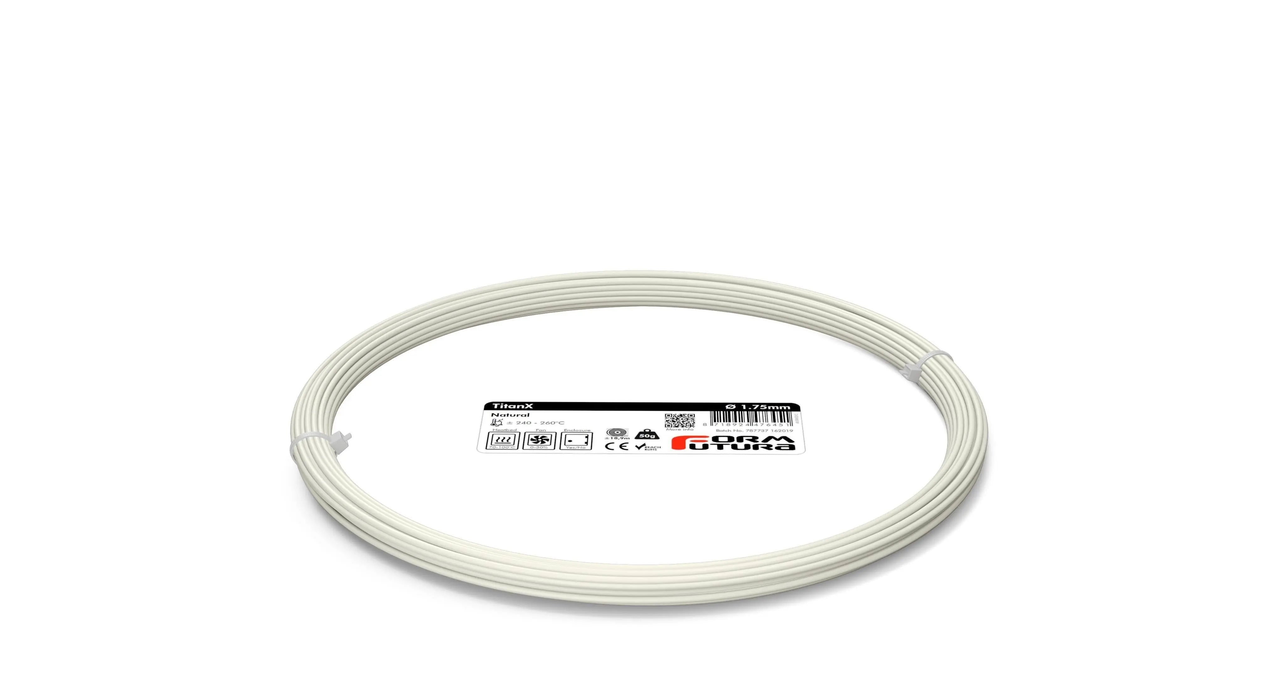 ABS Filament FormFortura TitanX available in 7 colors - 3D Printer Filament FORMFUTURA