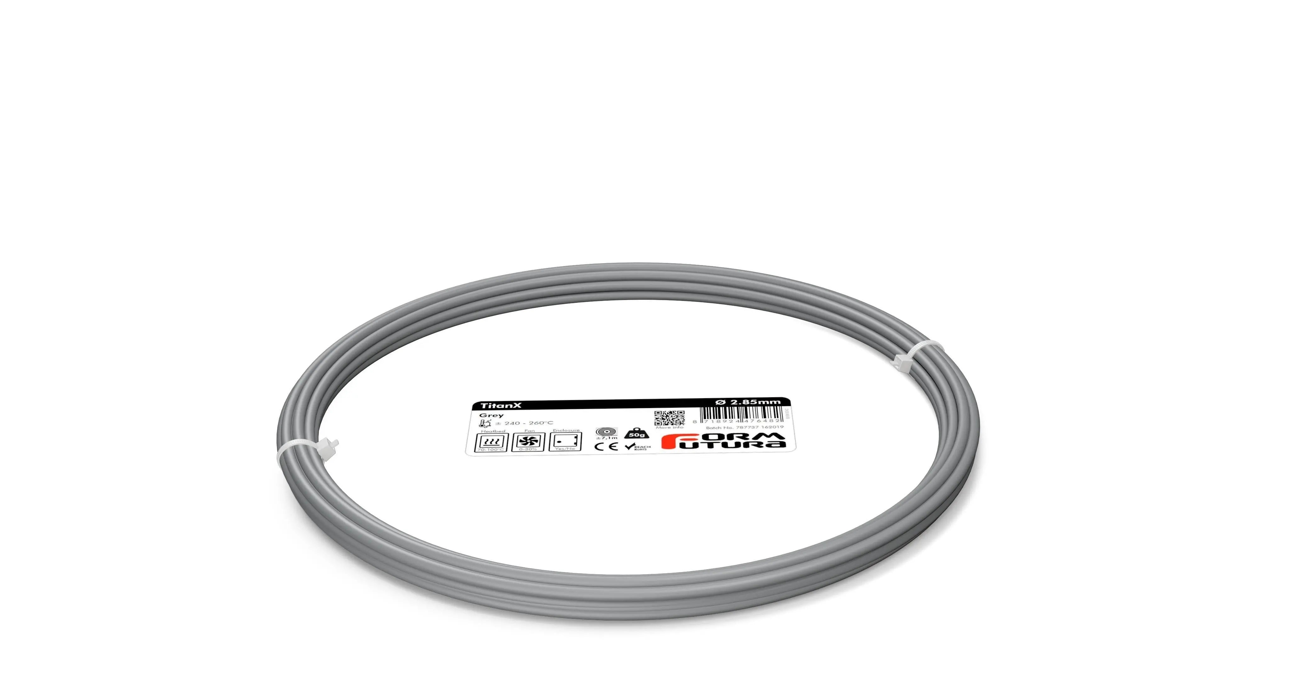 ABS Filament FormFortura TitanX available in 7 colors - 3D Printer Filament FORMFUTURA