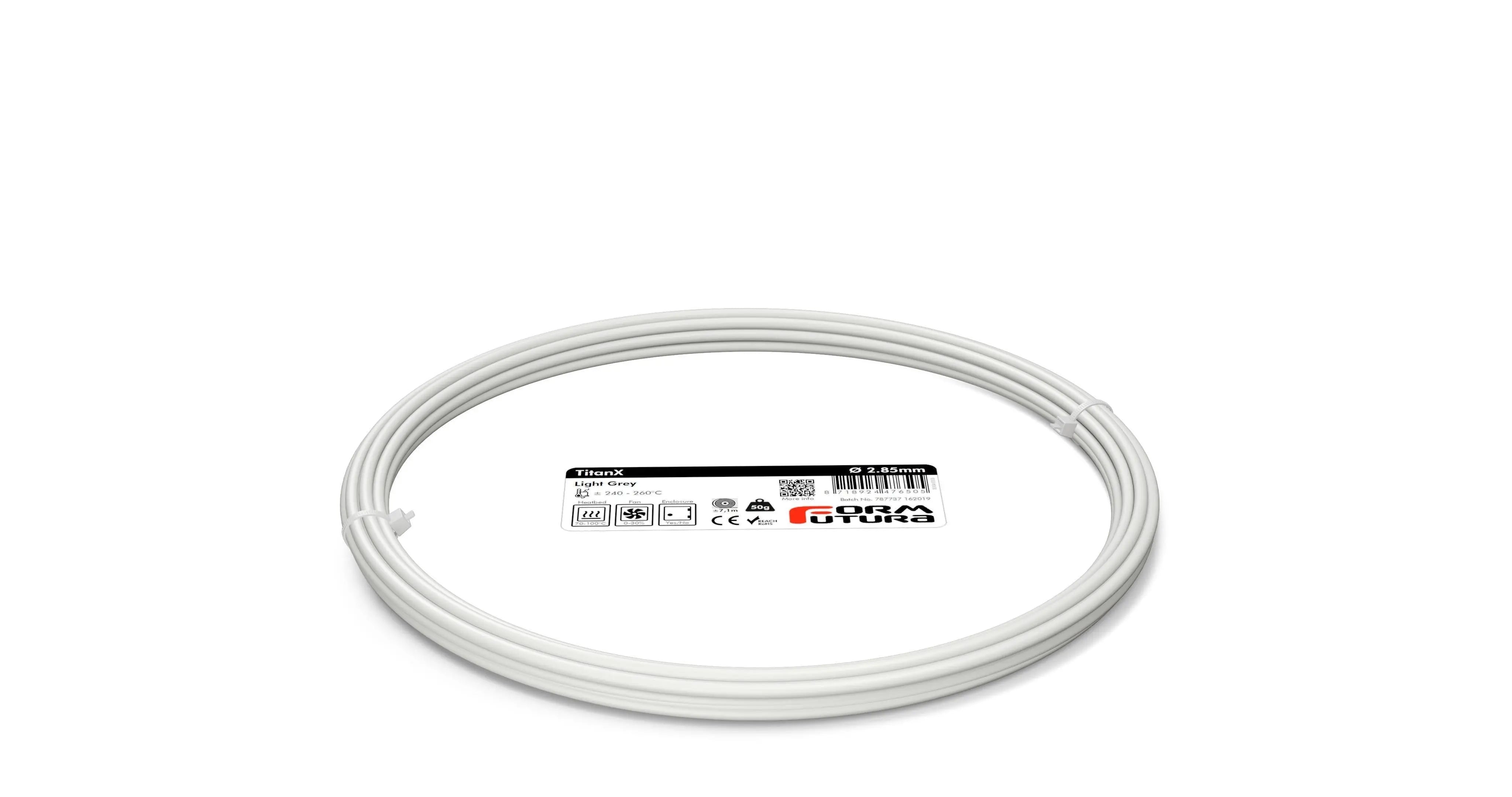 ABS Filament FormFortura TitanX available in 7 colors - 3D Printer Filament FORMFUTURA