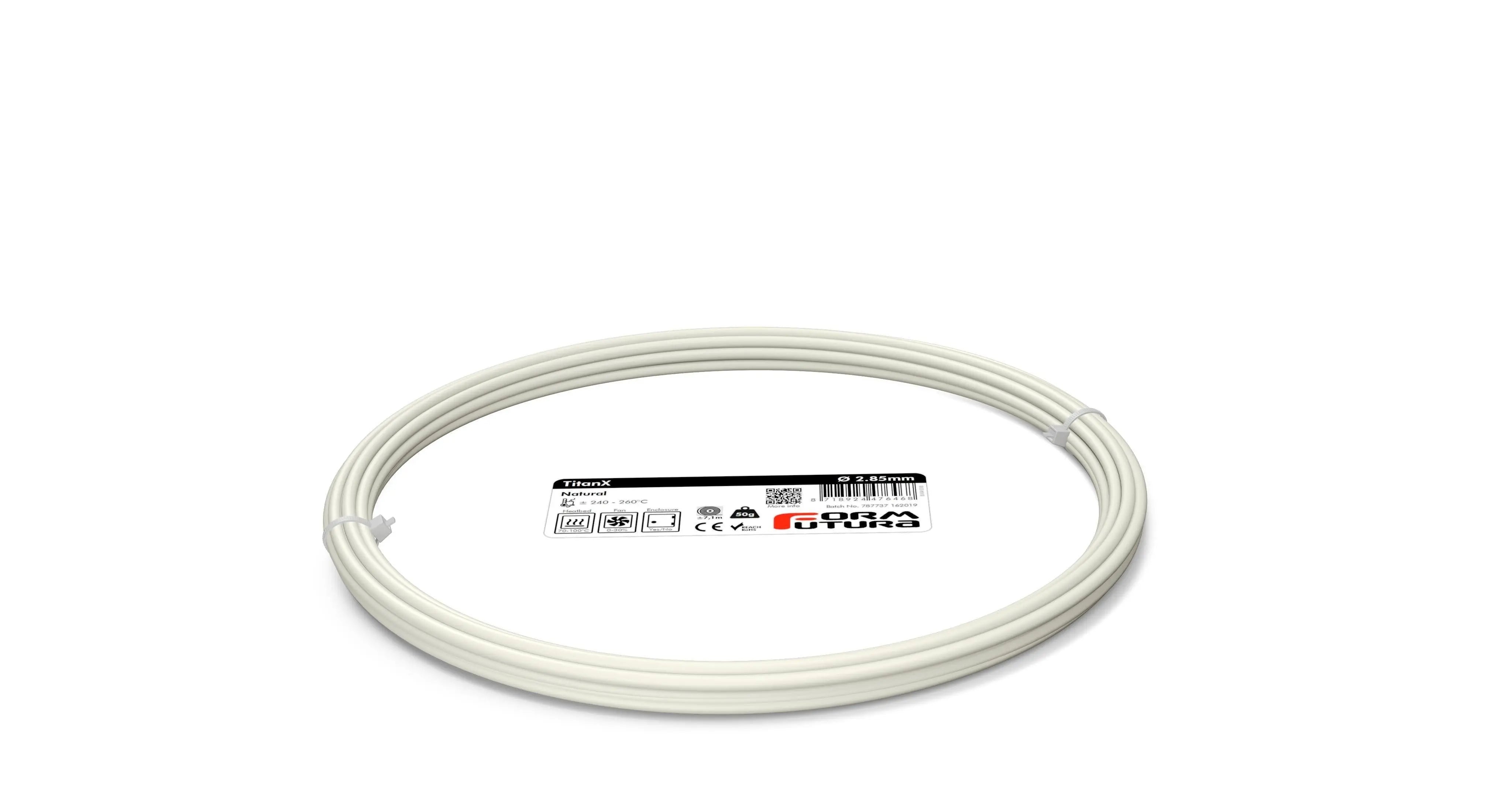 ABS Filament FormFortura TitanX available in 7 colors - 3D Printer Filament FORMFUTURA