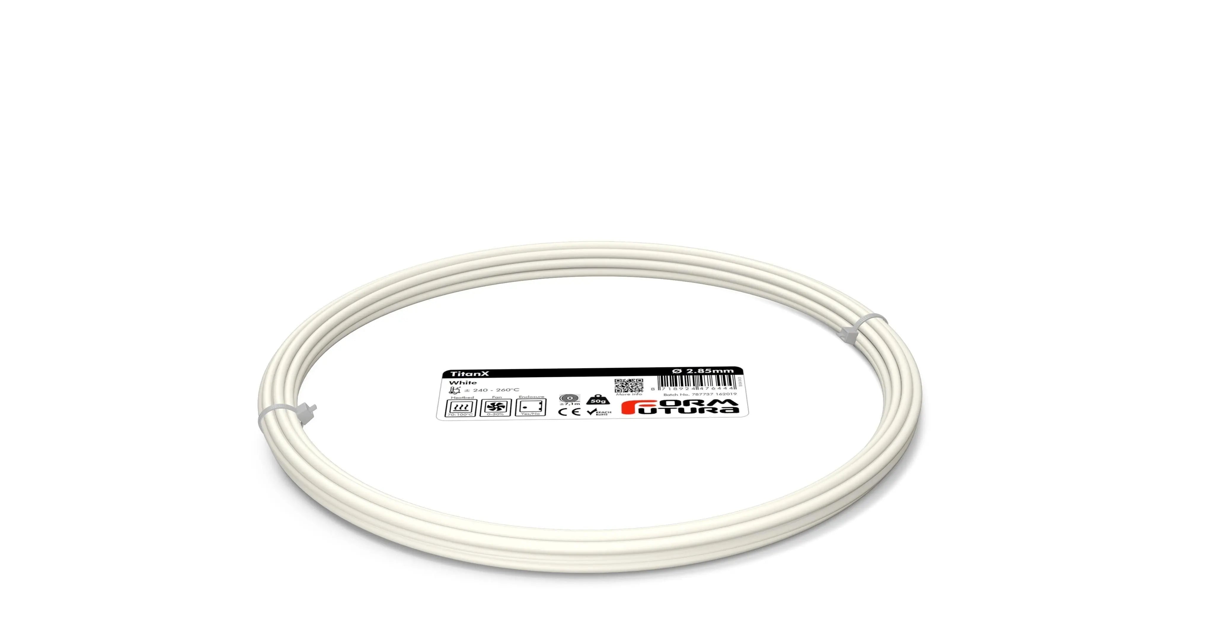 ABS Filament FormFortura TitanX available in 7 colors - 3D Printer Filament FORMFUTURA