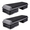 Everfit Set of 2 Aerobic Step Exercise Stepper Riser Steps Deals499
