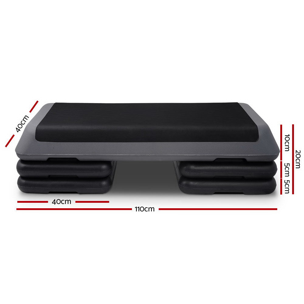 Everfit Set of 2 Aerobic Step Exercise Stepper Riser Steps Deals499