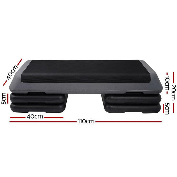 Everfit Set of 2 Aerobic Step Exercise Stepper Riser Steps Deals499