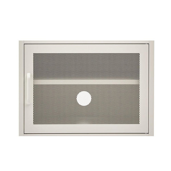 ArtissIn Double Mesh Door Storage Cabinet Organizer Bedroom White Deals499