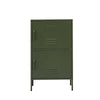 ArtissIn Double Storage Cabinet Shelf Organizer Bedroom Green Deals499