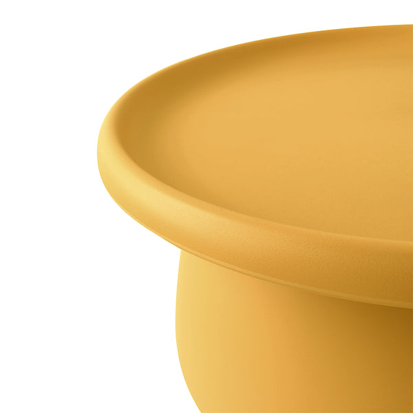 ArtissIn Coffee Table Mushroom Nordic Round Large Side Table 70CM Yellow Deals499