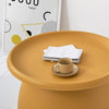 ArtissIn Coffee Table Mushroom Nordic Round Large Side Table 70CM Yellow Deals499