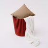 ArtissIn Set of 2 Cupcake Stool Plastic Stacking Stools Chair Outdoor Indoor Red Deals499