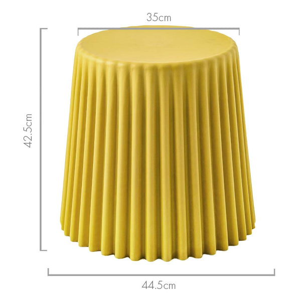 ArtissIn Set of 2 Cupcake Stool Plastic Stacking Stools Chair Outdoor Indoor Yellow Deals499