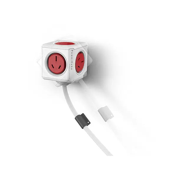 ALLOCACOC POWERCUBE Extended Boston Red 5 Outlets with 1.5M CABLE Deals499