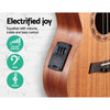 ALPHA 26 Inch Tenor Ukulele Electric Mahogany Ukeleles Uke Hawaii Guitar with EQ Deals499