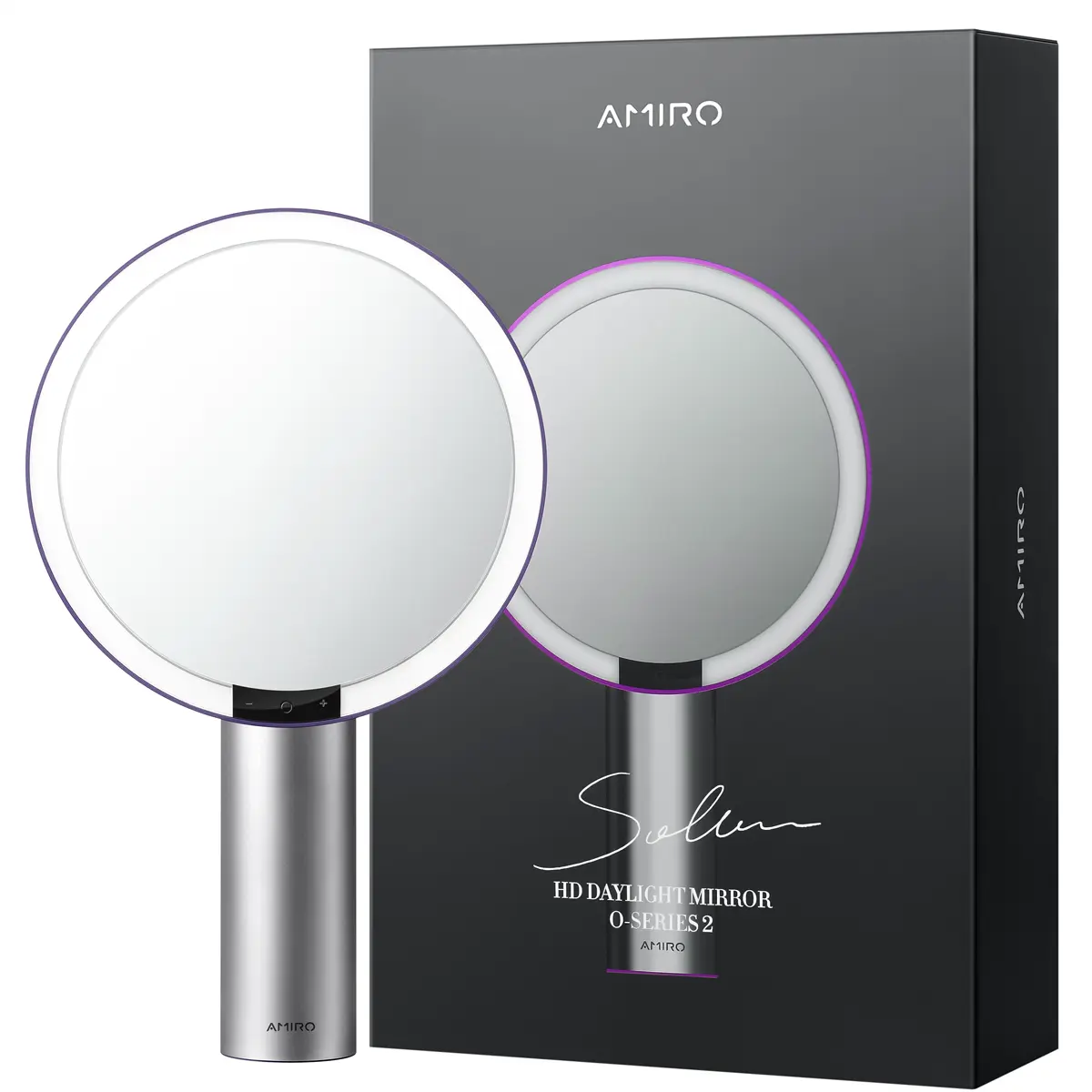 AMIRO 8 inch HD sensor on/off LED Daylight Mirror Cordless(rechargeable) O-Series 2 AML009 Deals499