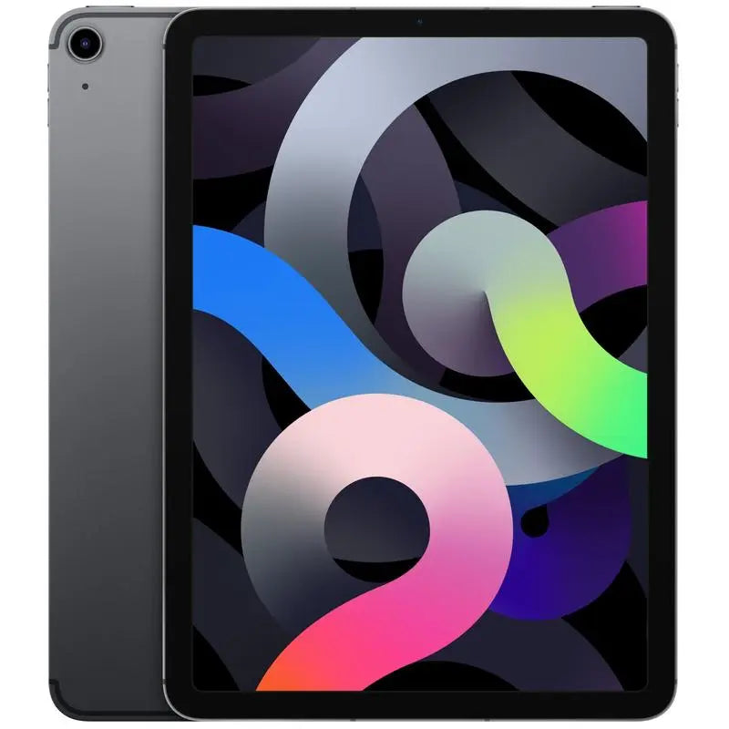 APPLE iPad Air 10.9 inch Wi-Fi+Cellular 64GB-Space Grey (4th Gen)-10.9' Retina Display,12 MP Wide Camera,A14 Bionic chip with Neural Engine,iPadOS 14 APPLE