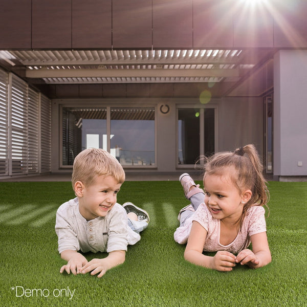 Primeturf Synthetic Artificial Grass Fake Lawn 2mx5m Turf Plant Olive 30mm Deals499