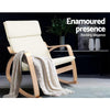 Artiss Fabric Rocking Armchair - Beige Deals499