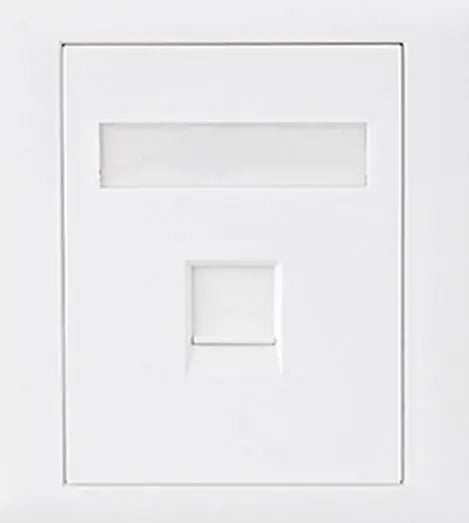 ASTROTEK CAT6 RJ45 Network Wall Face Plate Outlets 86x86mm 1 Port Socket Kit ASTROTEK