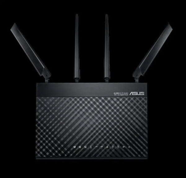 ASUS 4G-AC68U AC1900 4G LTE Dual-Band Wi-Fi Modem Router, 3G/4G Support, 4G LTE, Gigabit Ethernet Dual-WAN, MU-MIMO, Smart QoS, SIMU/USIM Card Support ASUS