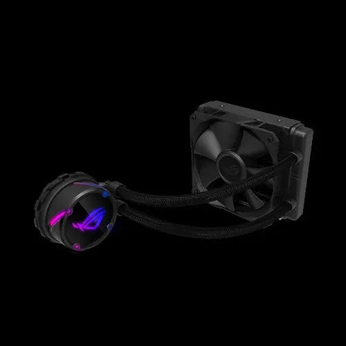 ASUS ROG Strix LC 120 All-in-one Liquid CPU Cooler. Aura Sync, Single ROG 120mm Radiator Fan ASUS