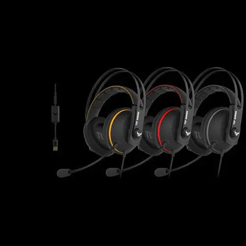 ASUS TUF GAMING H7 RED PC/ PS4 Gaming Headset with Onboard 7.1 Virtual Surround (LS) ASUS