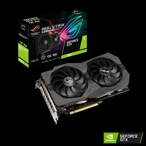 ASUS nVidia ROG-STRIX-GTX1650-O4GD6-GAMING GTX 1650 OC Edition 4GB GDDR6, 1845 MHz Boost, 7680x4320, 4xDisplays, 2xDP 2xHDMI ASUS