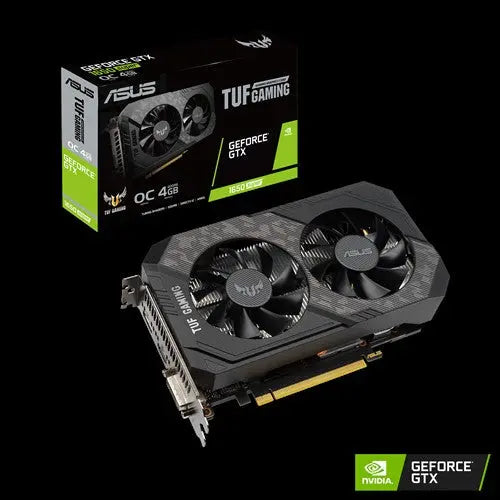 ASUS nVidia Super TUF-GTX1650S-O4G-GAMING OC GTX 1650 Super OC Edition 4G GDDR6 1x DVI-D, 1x HDMI2.0b, 1x DP1.4, HDCP 2.2 ASUS
